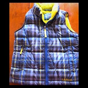 LLBean boys vest